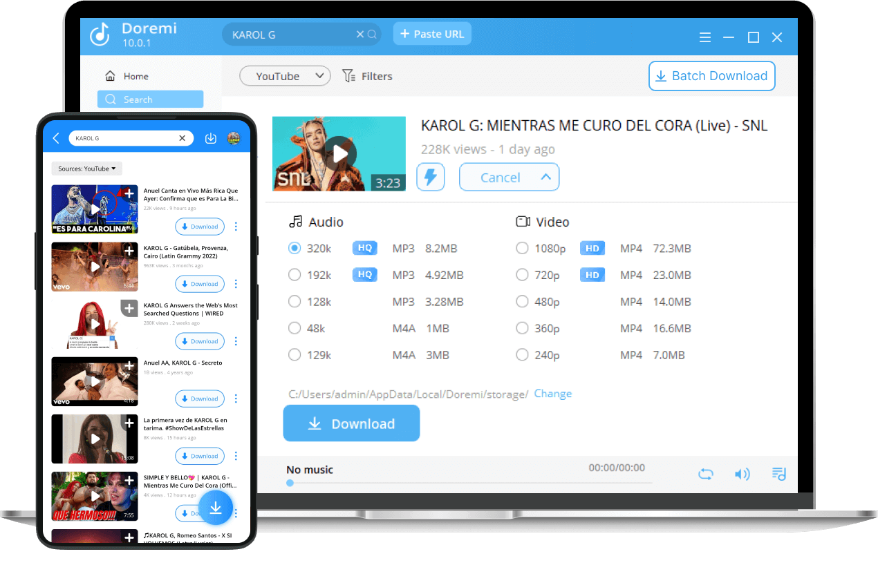 Téléchargeur de musique Doremi